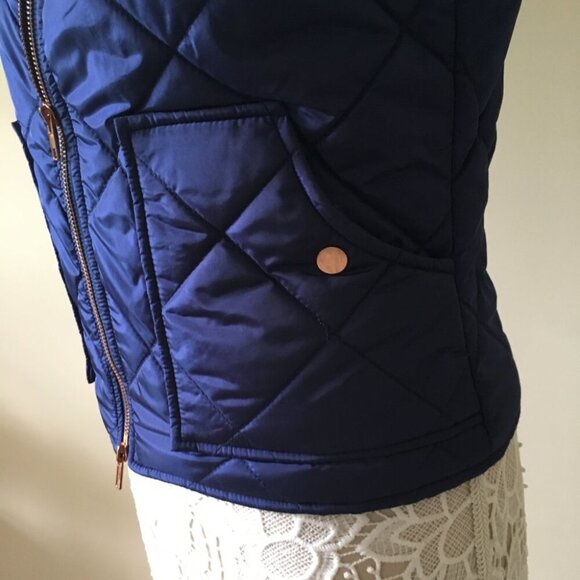 Blue Puffer Vest - Picture 6 of 6